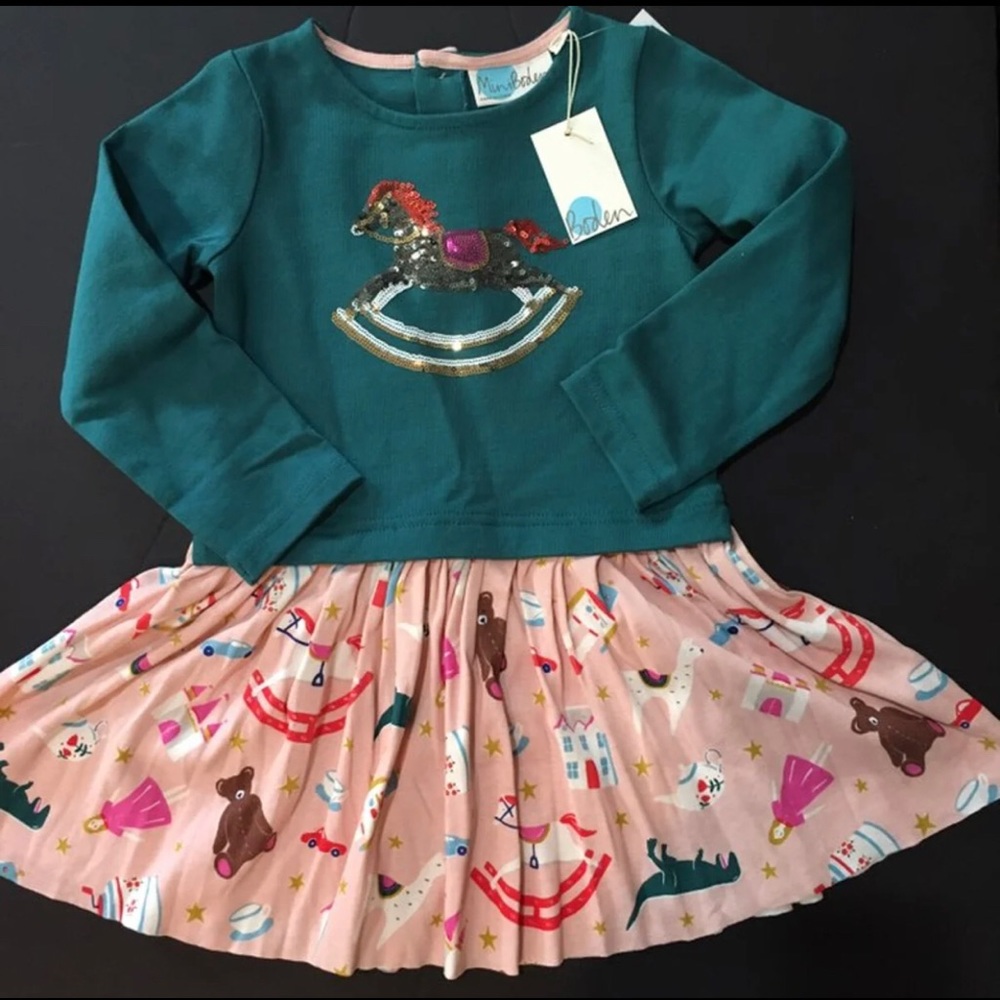 Mini Boden rocking horse dress